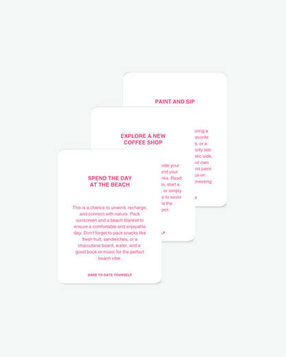 Solo Date Cards